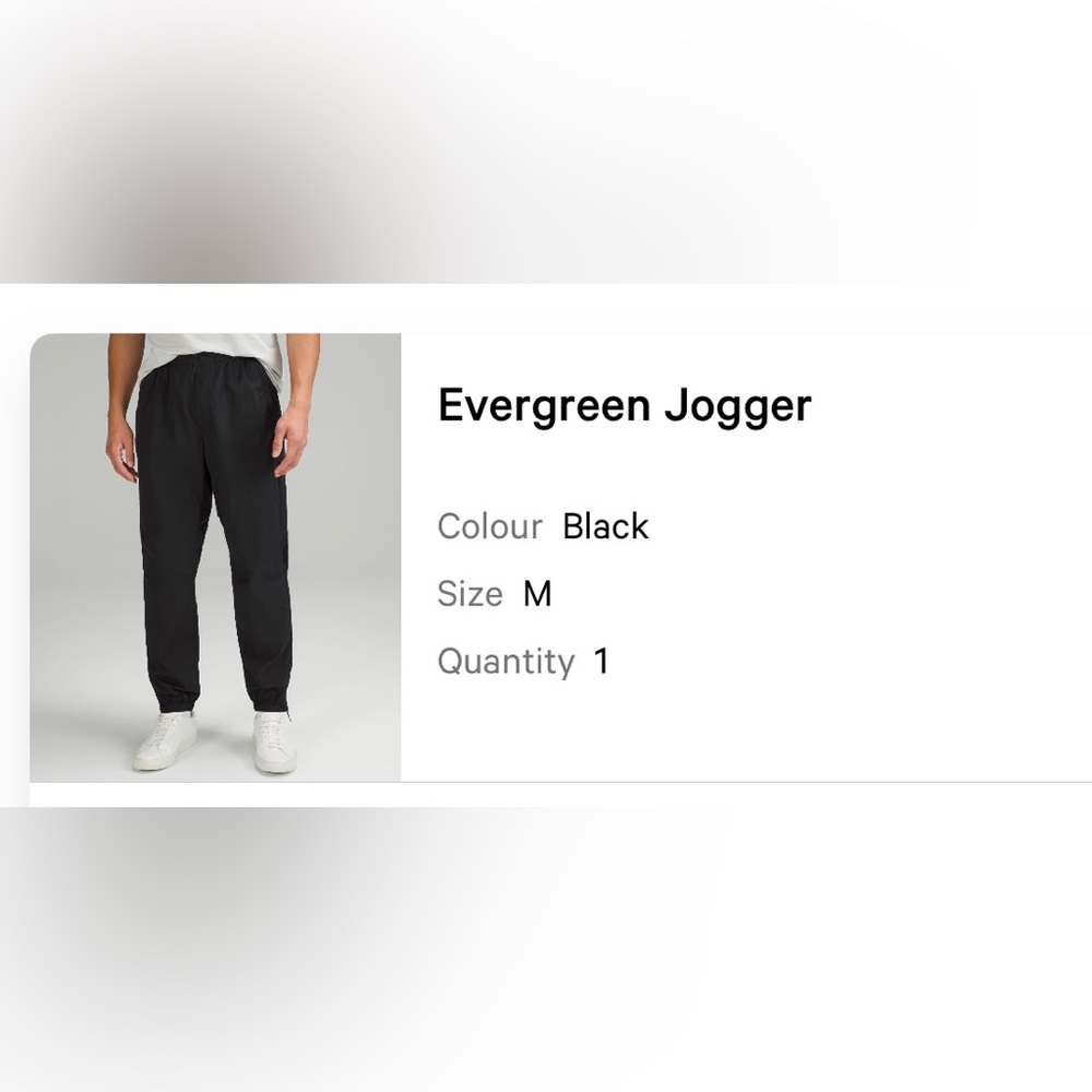 Lululemon Black Evergreen Jogger - Brand New with tags size Medium